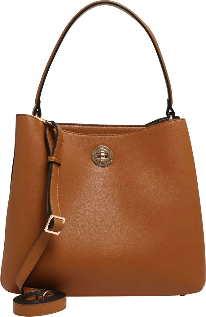 L.CREDI borsa a tracolla borsa a tracolla Filippa Hobo Cognac marrone chiaro