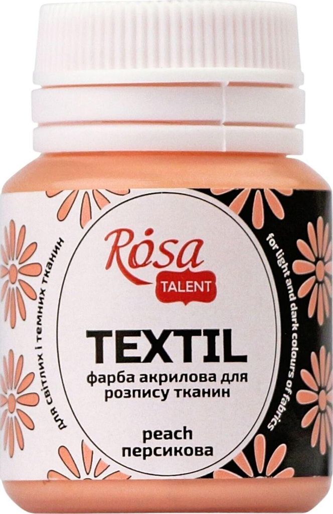 Rosa Talent Peinture pour tissus Peach (31) 20 ml 1 pièce Image du produit 