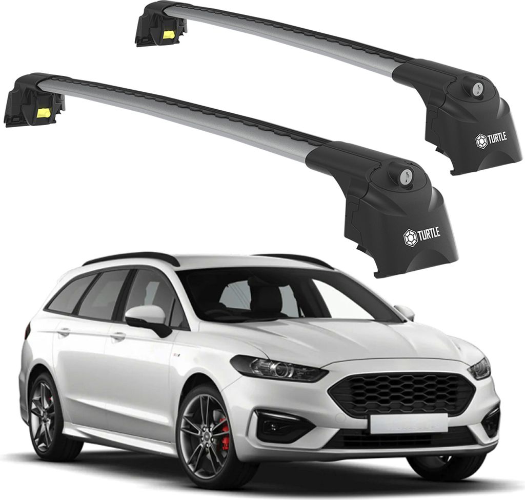 TURTLE Galerie de toit AIR-2 , Argent FORD MONDEO ESTATE Image du produit 