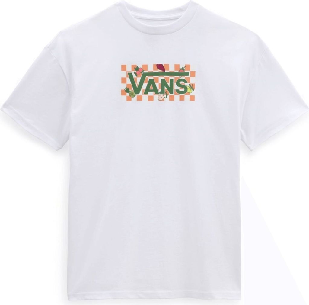 Vans Tshirts Fruit Checkerboard Box Logo, VN0003V8WHT1, Größe: 168