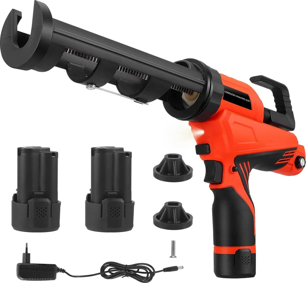 Pistolet à cartouche électrique 220V rouge pour silicone de 300 ml