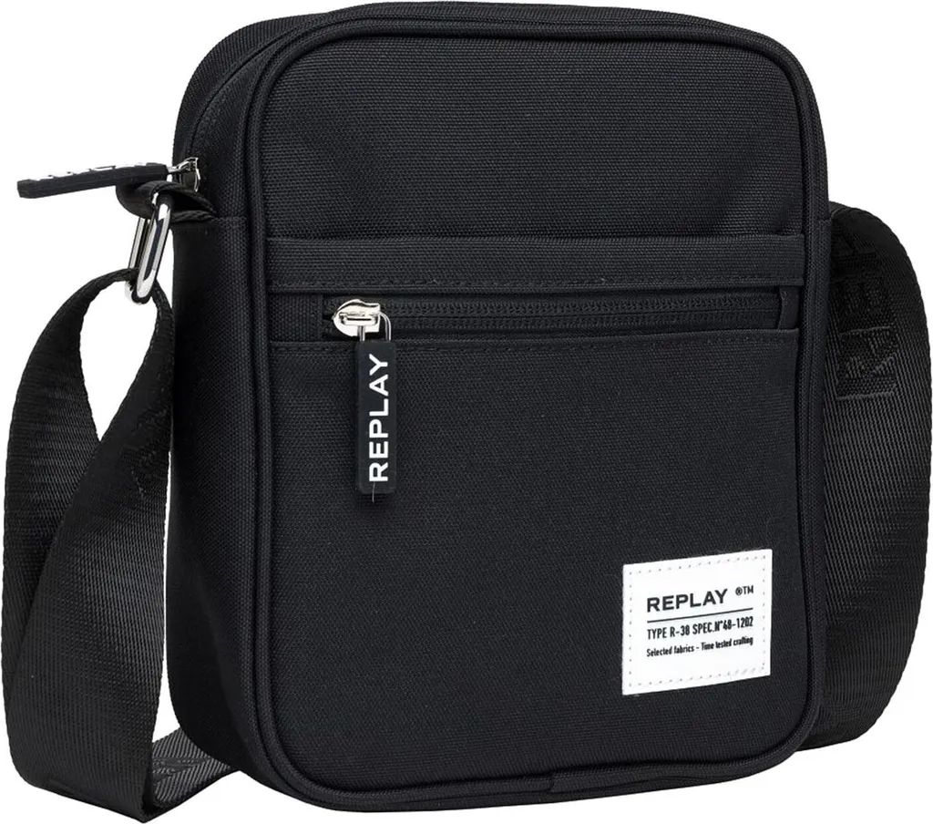 REPLAY borsa a tracolla Crossbody Bag Black nero
