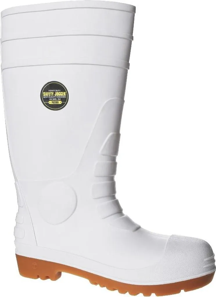 Bottes de sécurité agroalimentaire Safety Jogger Poséidon PVC Blanches 36