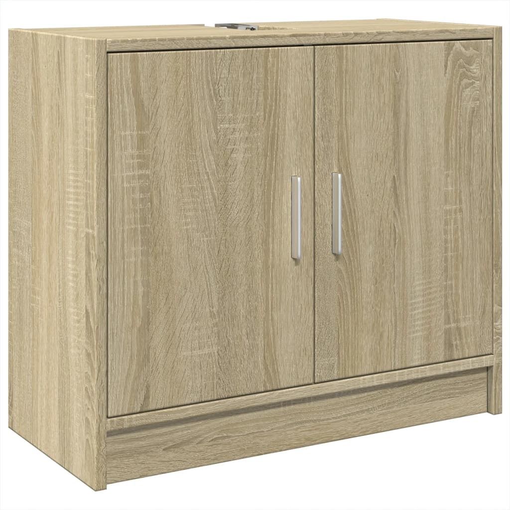 “2026 Moderne“Waschbeckenunterschrank Sonoma-Eiche 63x29x55 cm Holzwerkstoff - Badezimmerschränke - Designermöbel 2406692