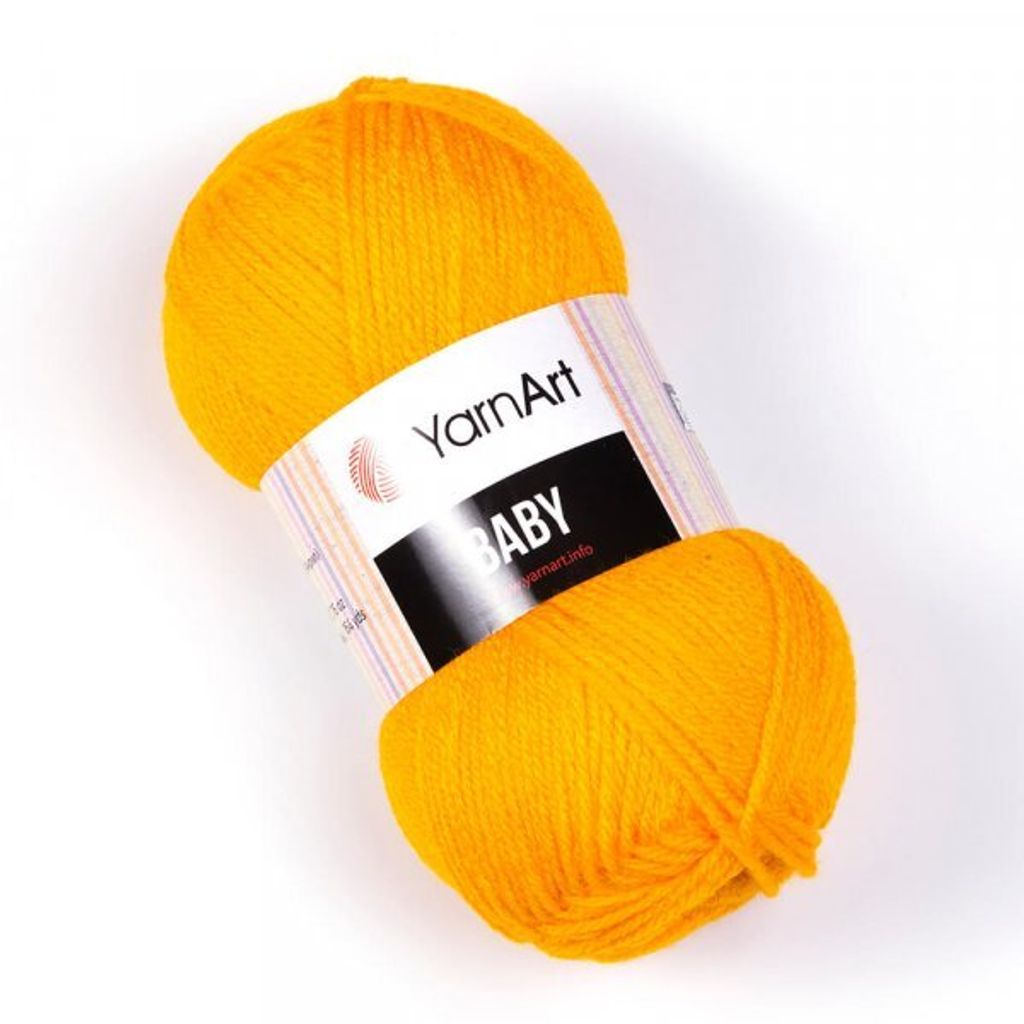 Yarn Art Baby 586 Mustard Pletacia priadza Obrázok produktu 