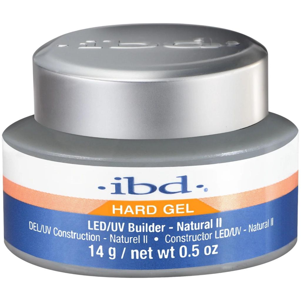 ibd Hard Gel – LED/UV Builder Gel Natural II, 1er Pack (1 x Produktbild 