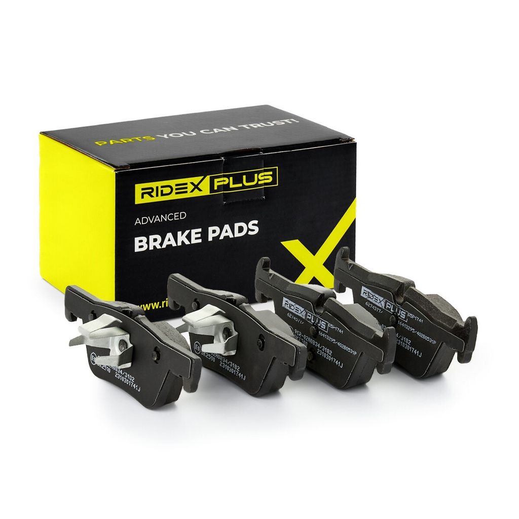 RIDEX PLUS Bremsbeläge Satz Hinten Bremsklötze für BMW 1 Schrägheck (F20) 402B0531P