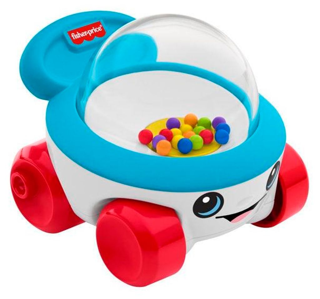 Schiebespielzeug Corn Popper, Mehrfarbige Hüpfende Bälle, Einfach zu Greifender Griff, Fördert die Motorische Entwicklung