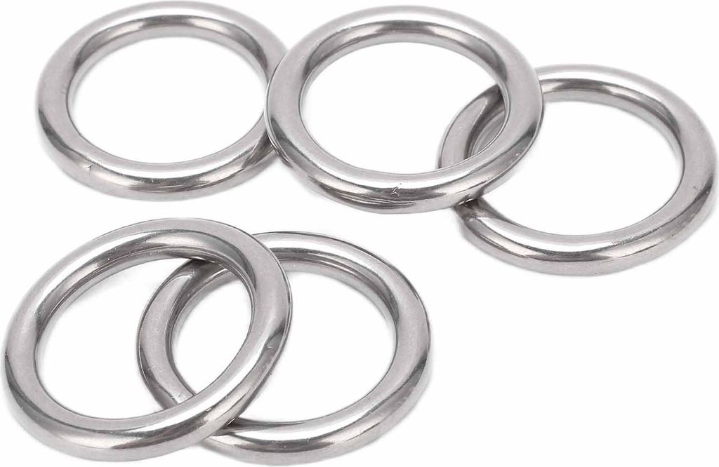 Runde Ringe für Boote,Runde Ringe aus Edelstahl,O-Ringe aus Edelstahl,Ringe aus Metall,Hängende Ringe für Yoga,Ringzubehör