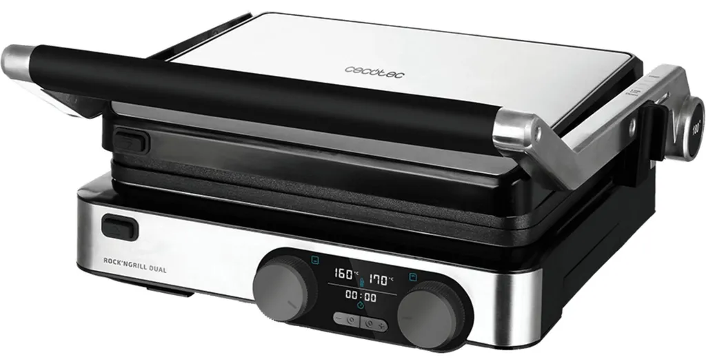 Fini les Aliments Attachés avec le Gril Cecotec 03099 Inox Rectangulaire - 10