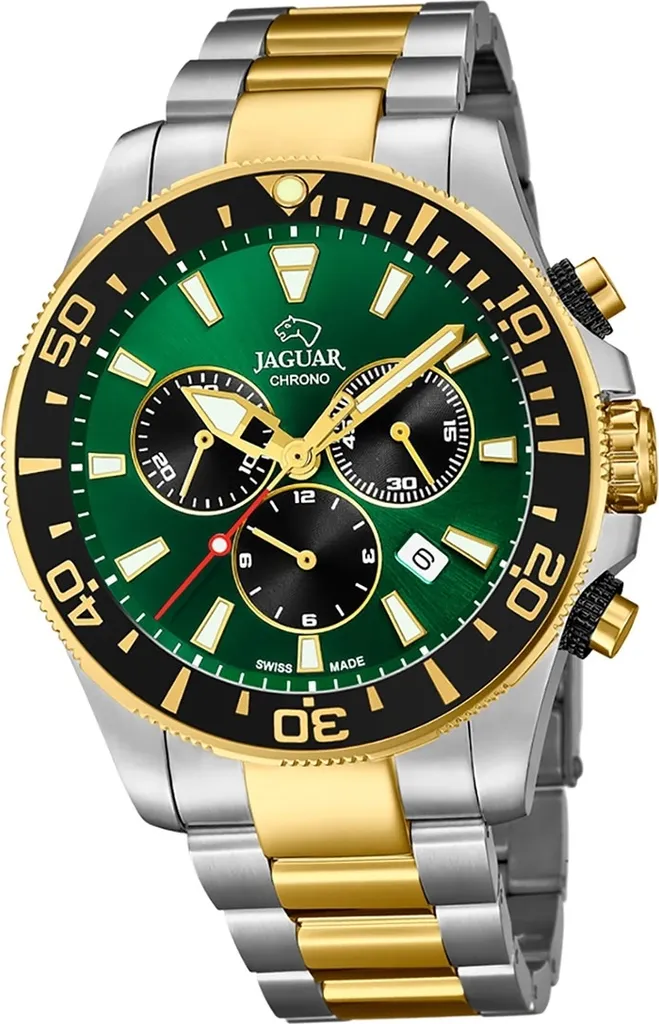 Montre Jaguar Chrono Inoxydable D2UJ862/3 : Alliez Solidité et Style Chic