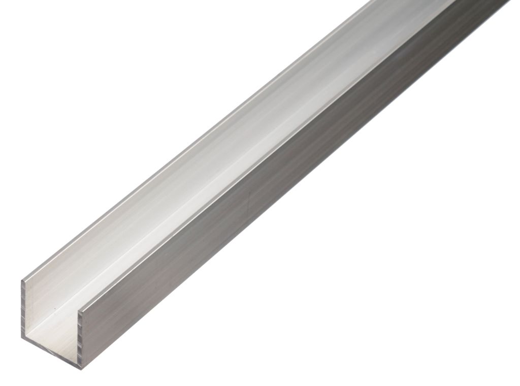 Alberts 474362 Profil U, aluminium, naturalny, 1000 x 15 x Zdjęcie produktu 