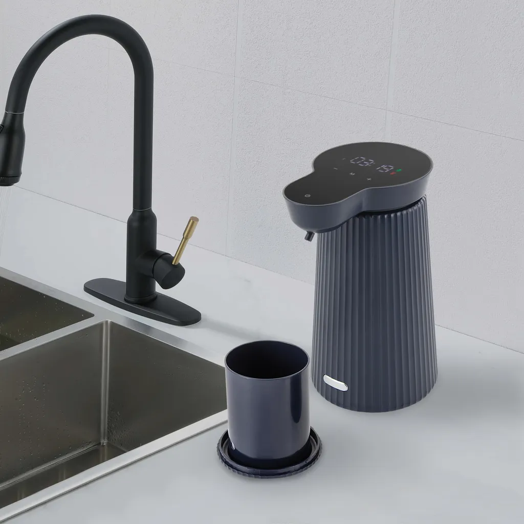 Distributeur de savon infrarouge 500 ml rechargeable pour cuisine et bain