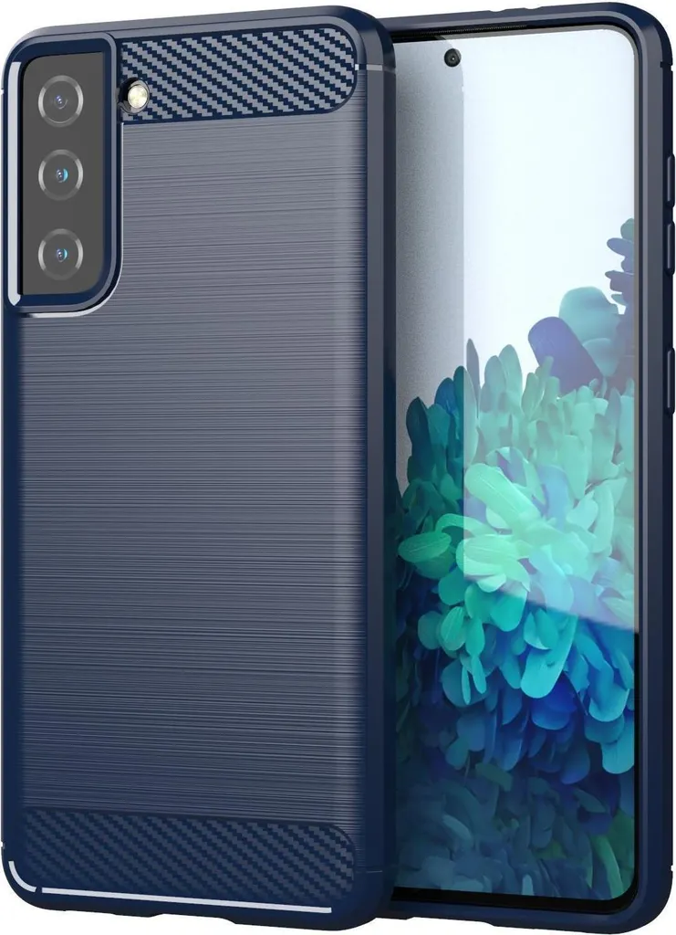 Custodia Protettiva Cadorabo Samsung S21 FE - TPU Blu Anti-Graffio