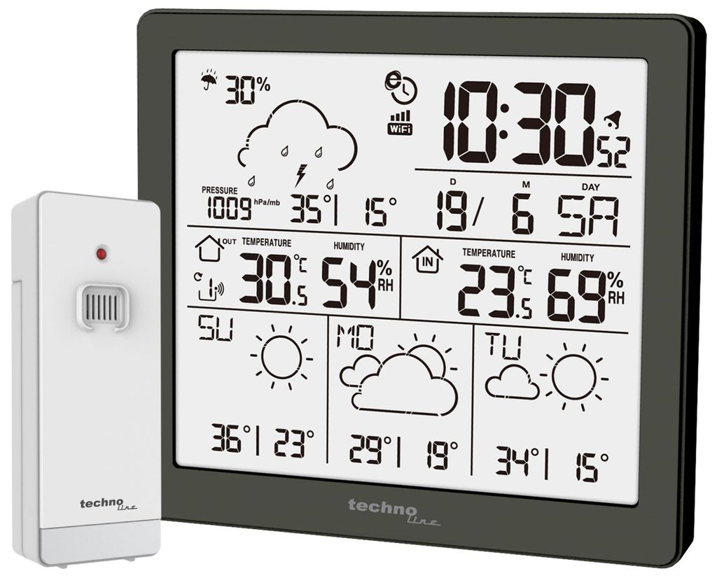 technoline WD2200 Station météo | Prévisions sur plusieurs Image du produit 