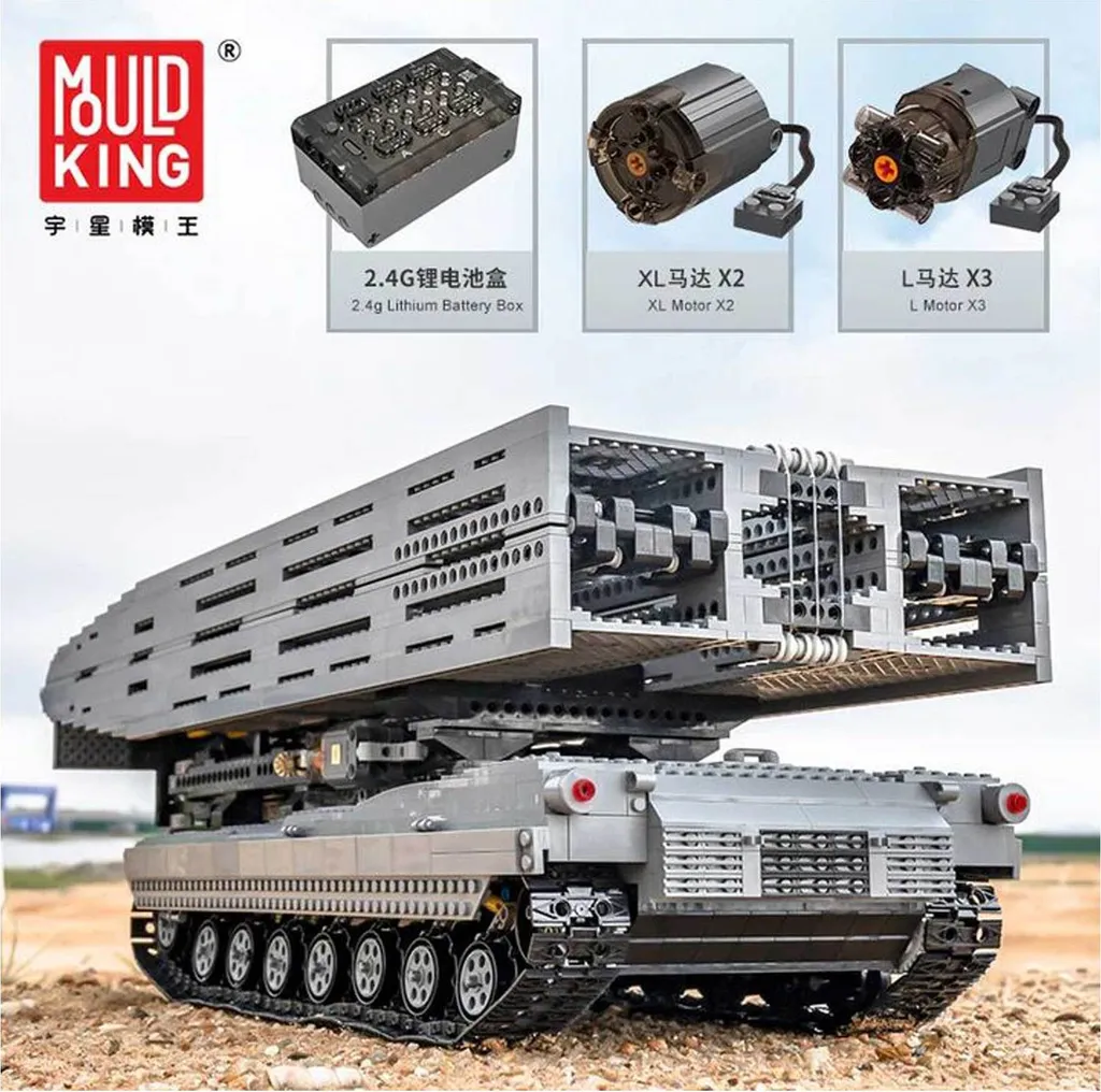 Mould King 20002 Pont d'assaut Layer motorisé avec télécommande 2.4G - 5