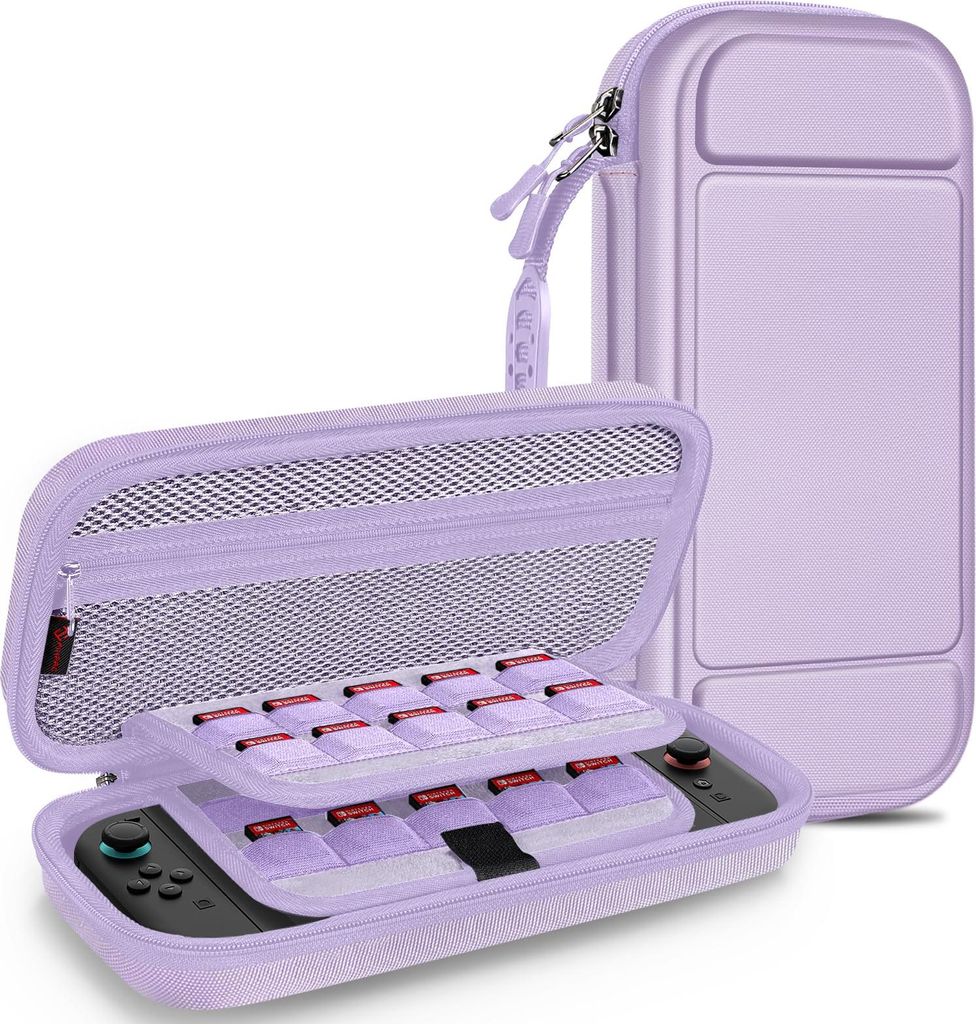 FINTIE Tasche für Nintendo Switch 2(2025 Modell) - Tragetasche Aufbewahrungstasche Hülle Case mit 20 Spielkartenhaltern und Haltegurt für Ninten...