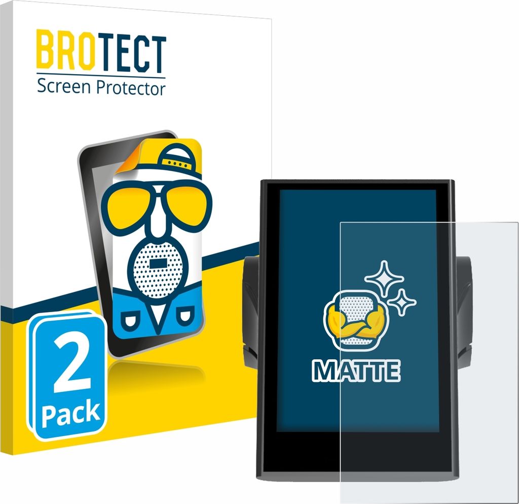 2x BROTECT Schutzfolie für Bafang DP C18 Displayschutz Displayschutzfolie Folie Matt Entspiegelungsfolie