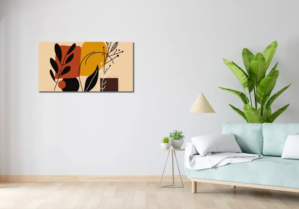 Image Grand Format 100 x 50 cm avec Contours Chaleureux et Doux