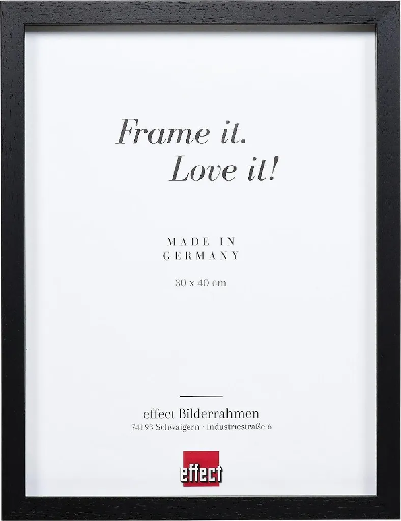 Scheda Tecnica Cornice Effect Profilo 74 - 40x40 Legno e Antiriflesso