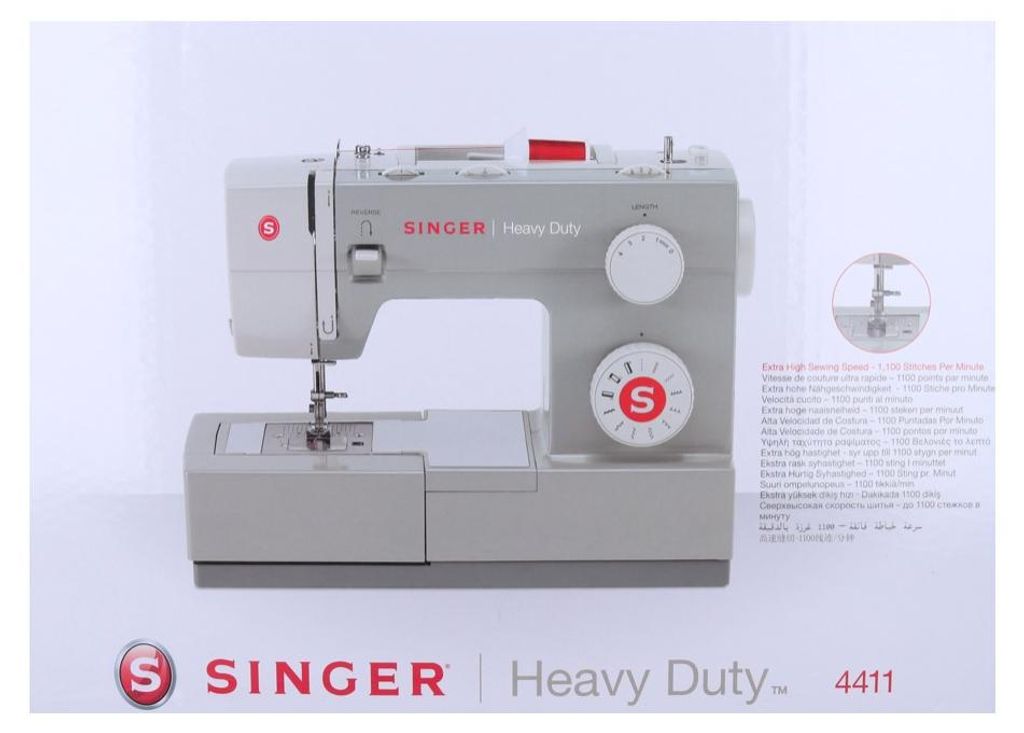 Singer Heavy Duty 4411 - Nähmaschine - 11 Stiche Produktbild 