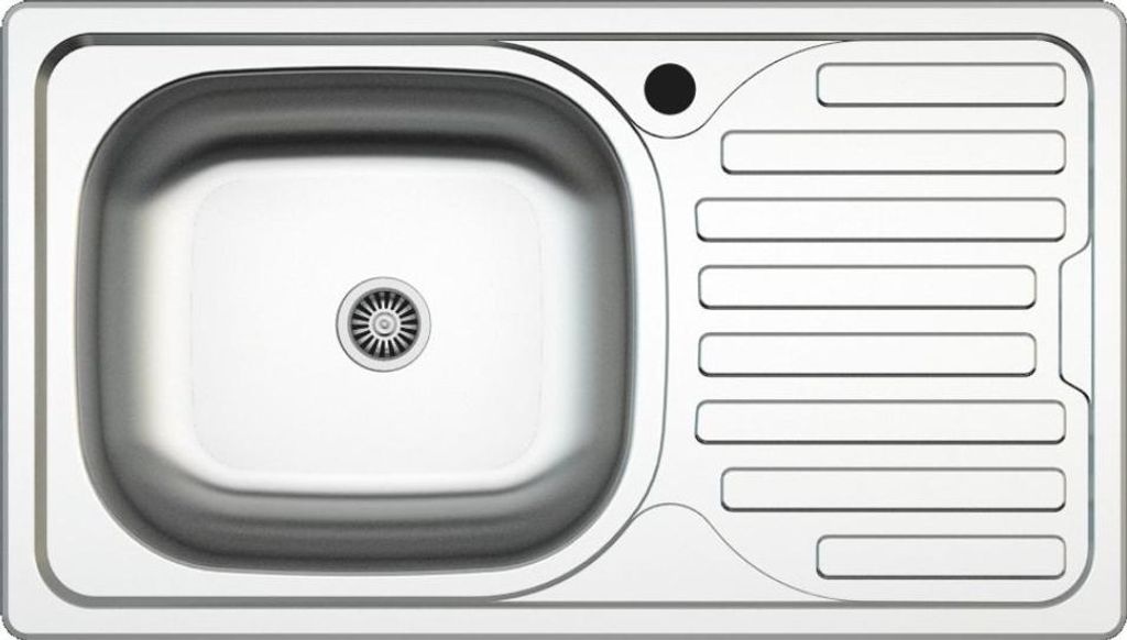 Lavello incasso cucina acciaio 76x43.5 una vasca e Immagine del prodotto 