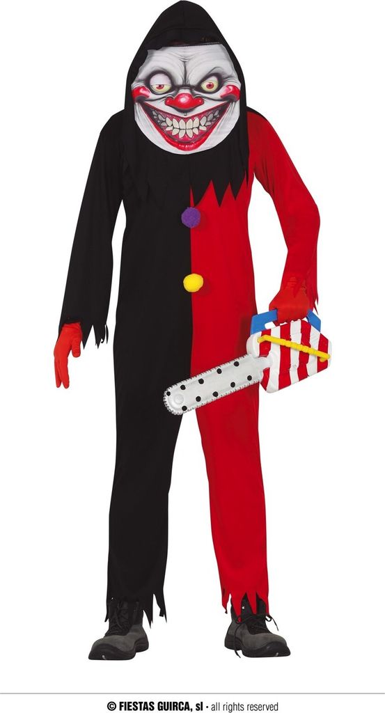 Lachender Clown Kostüm für Herren, Größe:L