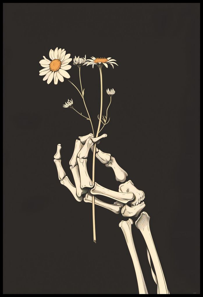 Plakat 67,5x100cm Leben und Vergänglichkeit
