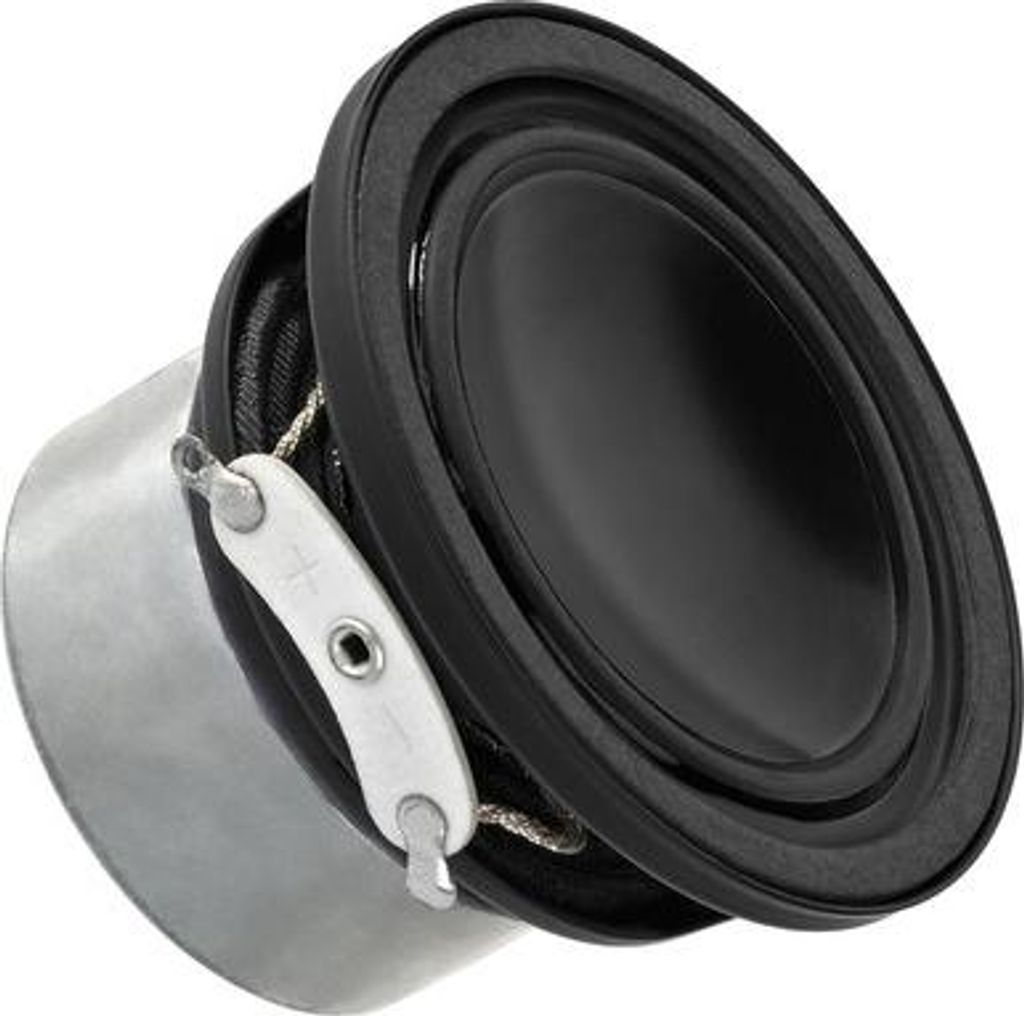 MONACOR SPX-20M Miniatur-Hi-Fi-Breitbandlautsprecher, 15 W, 8 O