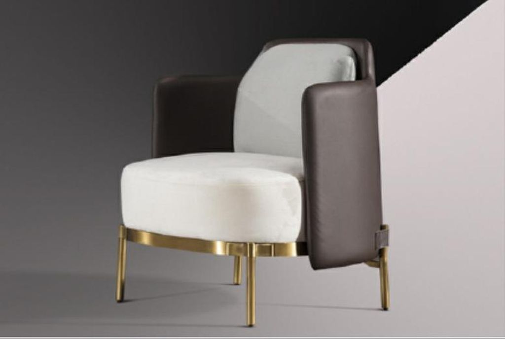 Sofa Relax Lounge Club Polster Design Sessel Leder Luxus Fernseh Couch 1 Sitzer