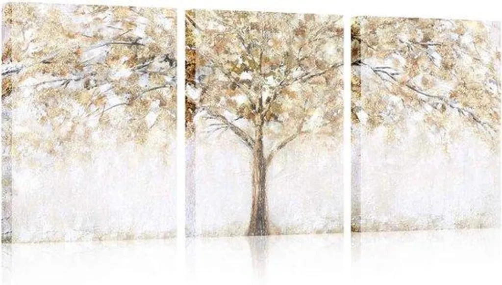 Déco Murale Impression HD Haute Qualité - Toile Abstraite en 3 Parties