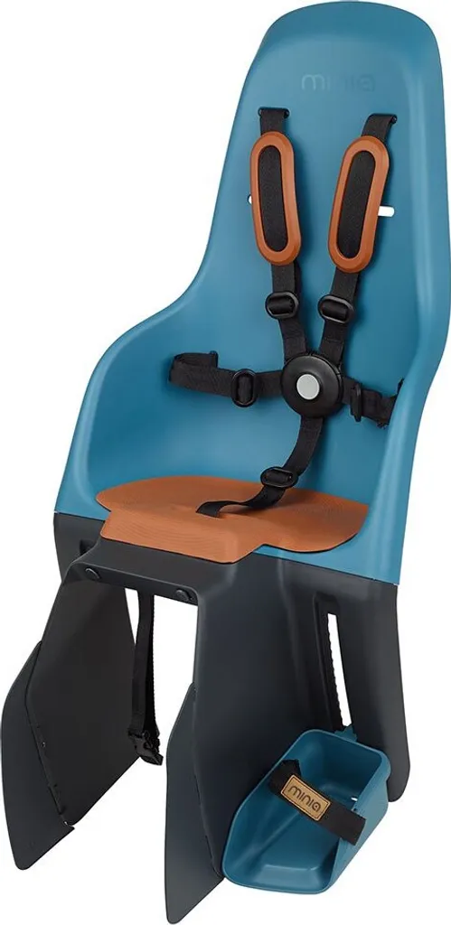 Siège Vélo Minia CFS Max 22 kg - Système Fixation Rapide Arrière Noir