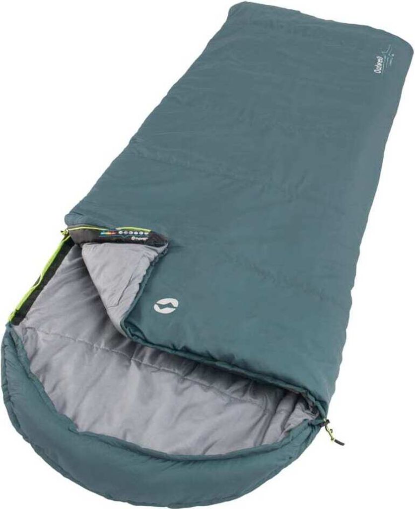 Outwell Schlafsack Campion Lux Linker Reißverschluss Blaugrün
