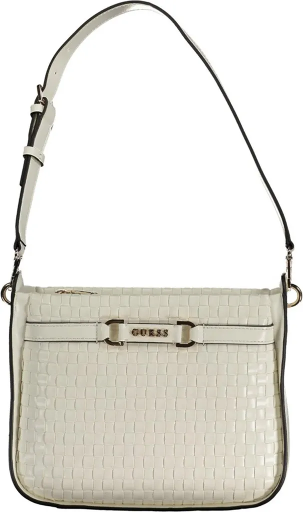 Sac Guess Noir VG950025 avec Finition Lisse et Logo Métal Argenté