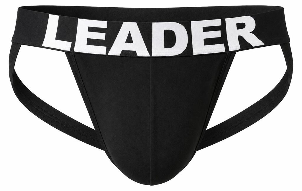 LEADER - Herren Unterwäsche - Essentials Jockstrap Black - 1x Größe XXL