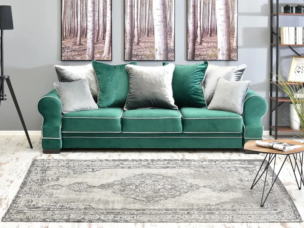 Tapis de salon ADNET gris 160x230 cm - Design moderne et épuré
