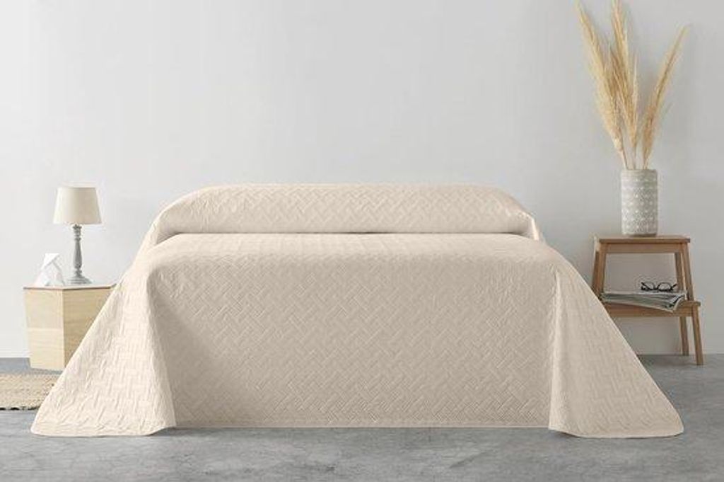 Famanu Sprei 135 cm - Hochwertige Mikrofaser - Beige