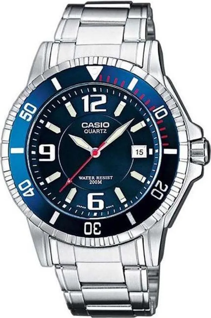 Casio Orologio Acciaio Grigio Uomo | Movimento Quarzo 5 ATM | Offerta