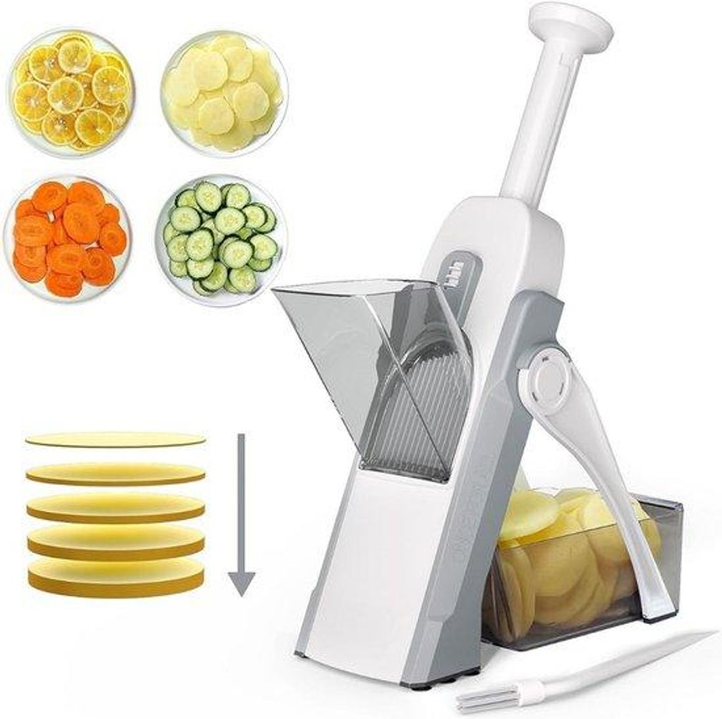 Vegetarier Mandoline - Multifunktions-Schneidgerät - Gemüseschneider - Gemüseschleifer - Universal-Schneidgerät - Gemüseschneider für die Kü...