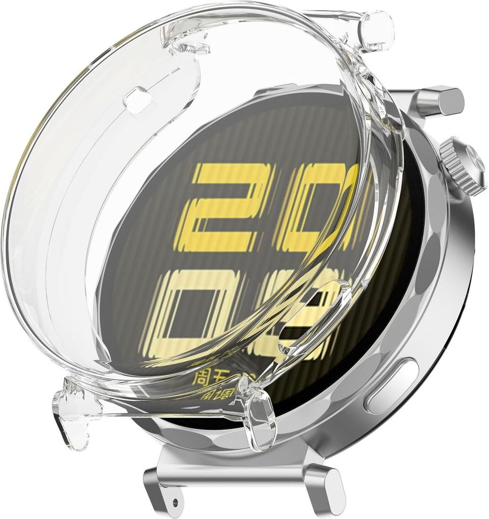 Für Huawei Watch GT 5 Pro 42mm Full Cover TPU Smart Schutz Hülle Transparent