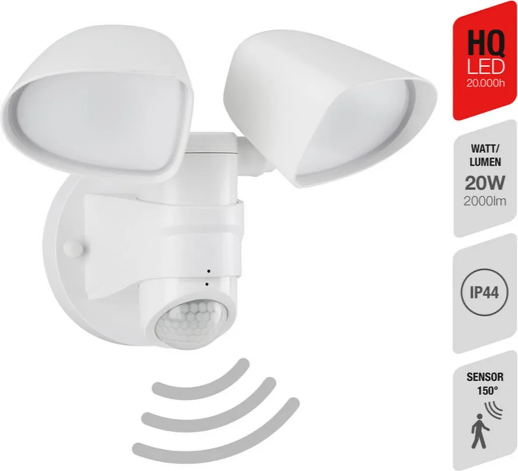 Spot LED orientable IP44 étanche et puissant pour la façade - 11