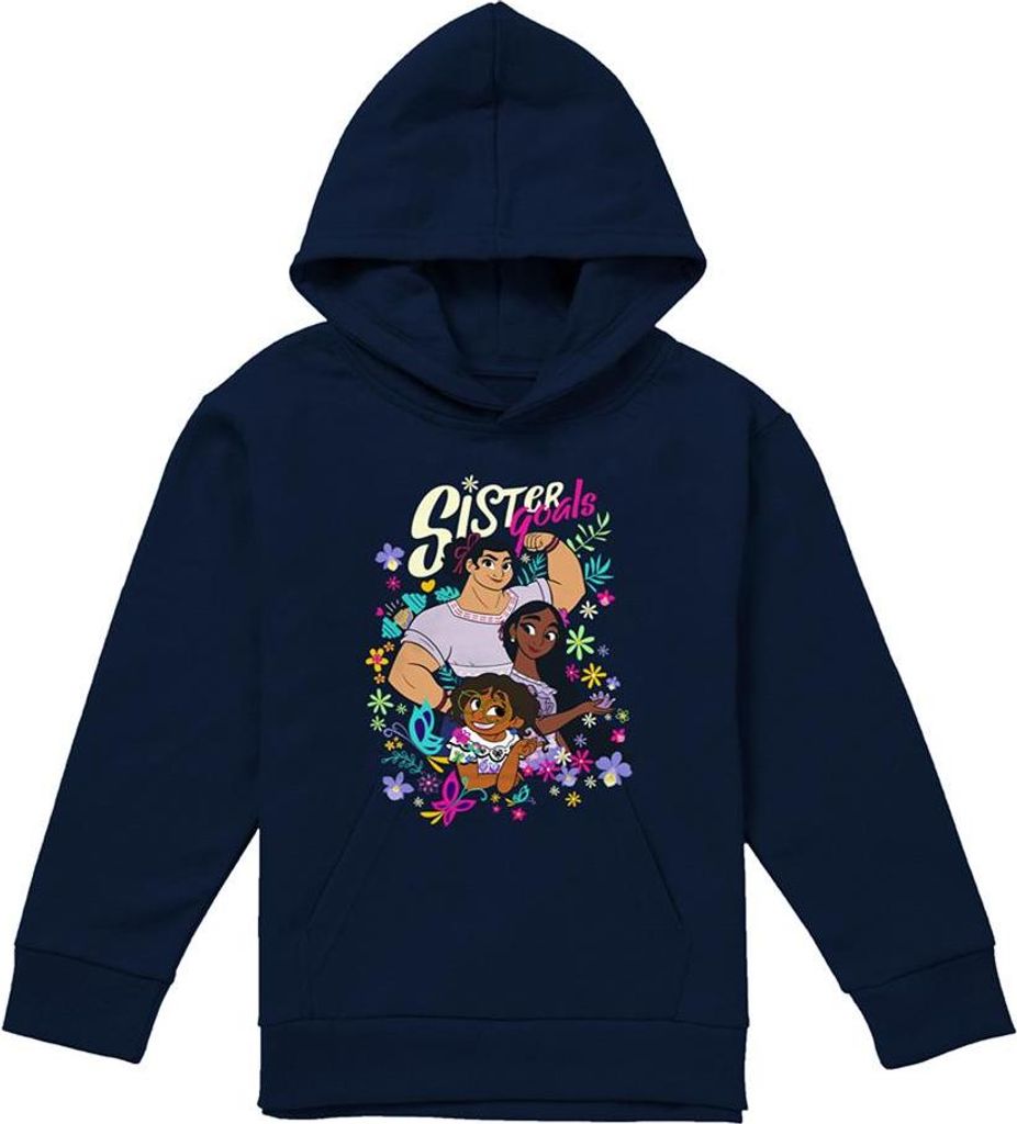 Encanto - "Sister Goals" Kapuzenpullover für Kinder TV22371 (116) (Marine)