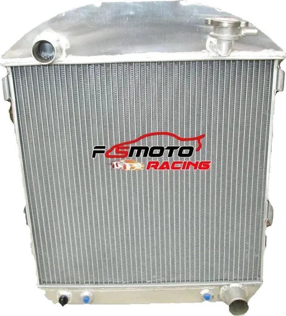 Aluminiumradiator, kernmaat 18" x 18,5" x 2,5", totale Productafbeelding 