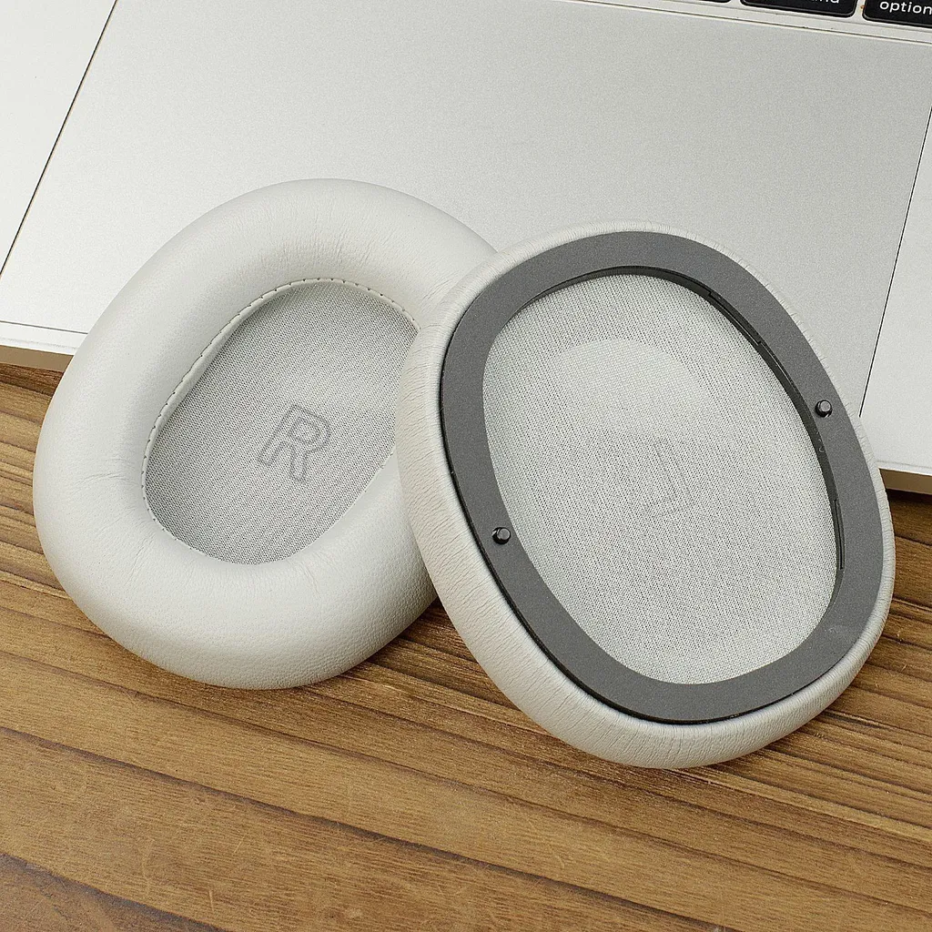 Kit 2 Cuscinetti per B&O H95 - Pelle Agnello e Memory Foam Beige - 6