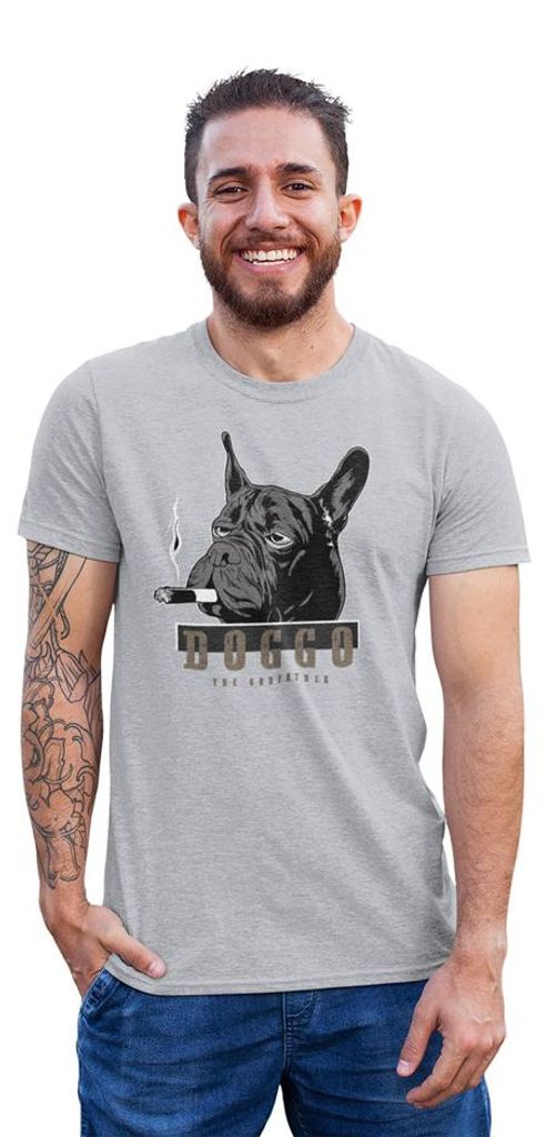 D&B Uni Polo ST00177 Doggo Grau-Größe S