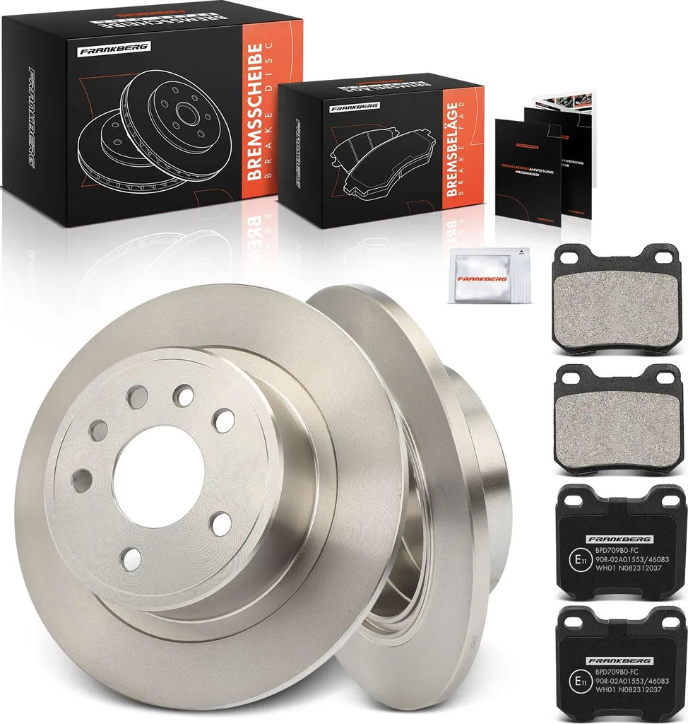 Supprimer bruits et vibrations : Kit freins arrière Opel Omega B V94