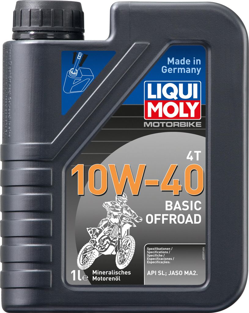 LIQUI MOLY 3059, 1 l, 10W-40, Sommer/Winter, Motorrad, Produktbild 