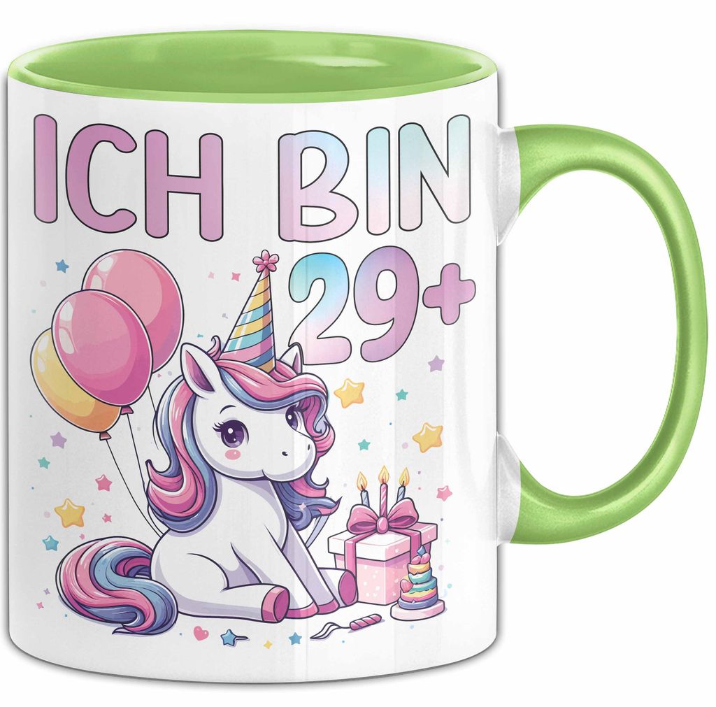 30. Geburtstag Frauen Geschenkidee 30Er Freundin Geschenk Ich Bin 29+ (Grün)