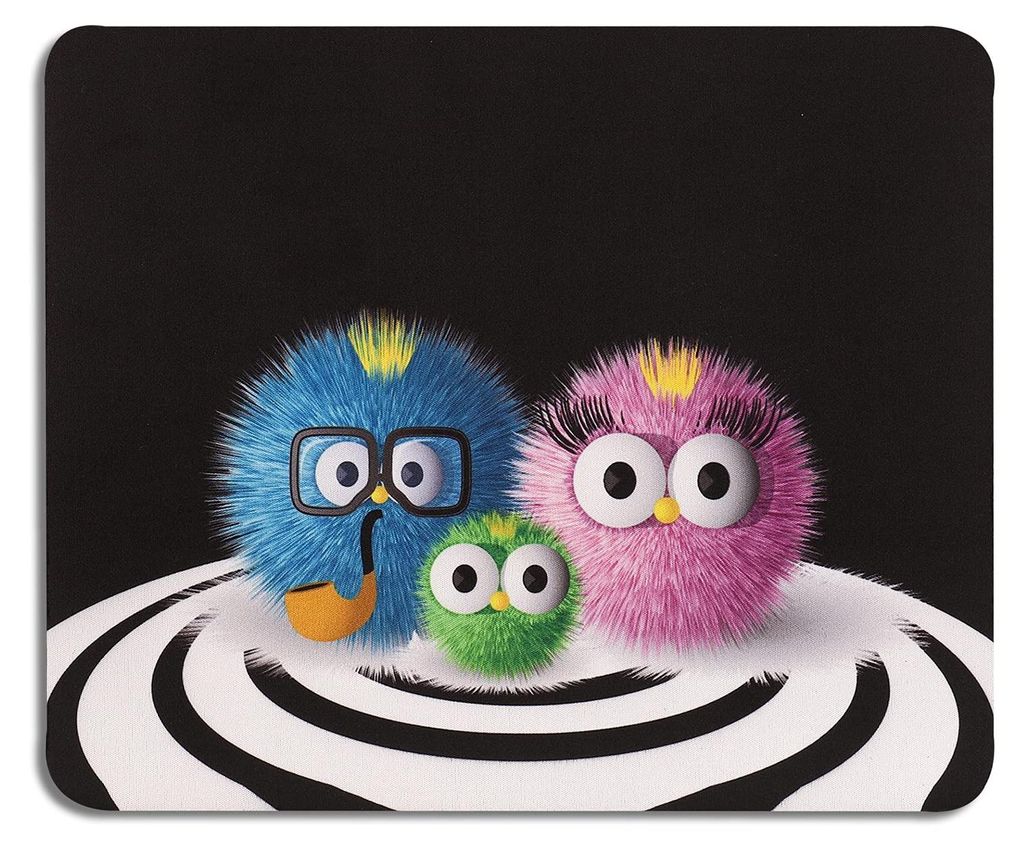 Design-Mauspad, geeignet für Gaming und Büro, für Laptops und PCs, 240 × 200 × 2 mm, klein, farbenfroh