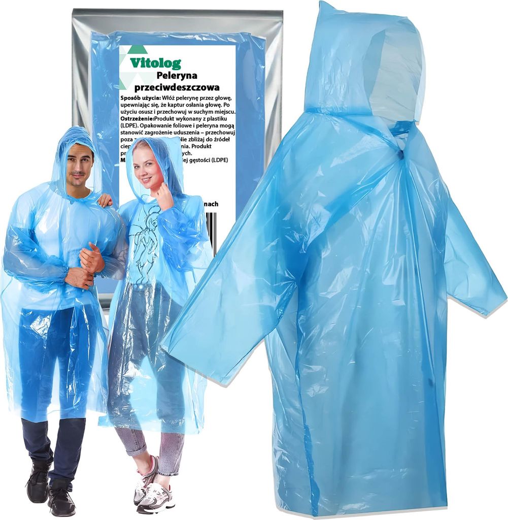 Mackintosh Regenmantel Regenmantel Poncho mit Ärmeln Produktbild 